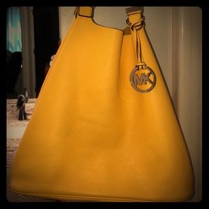 Yellow Michael Kors Tote